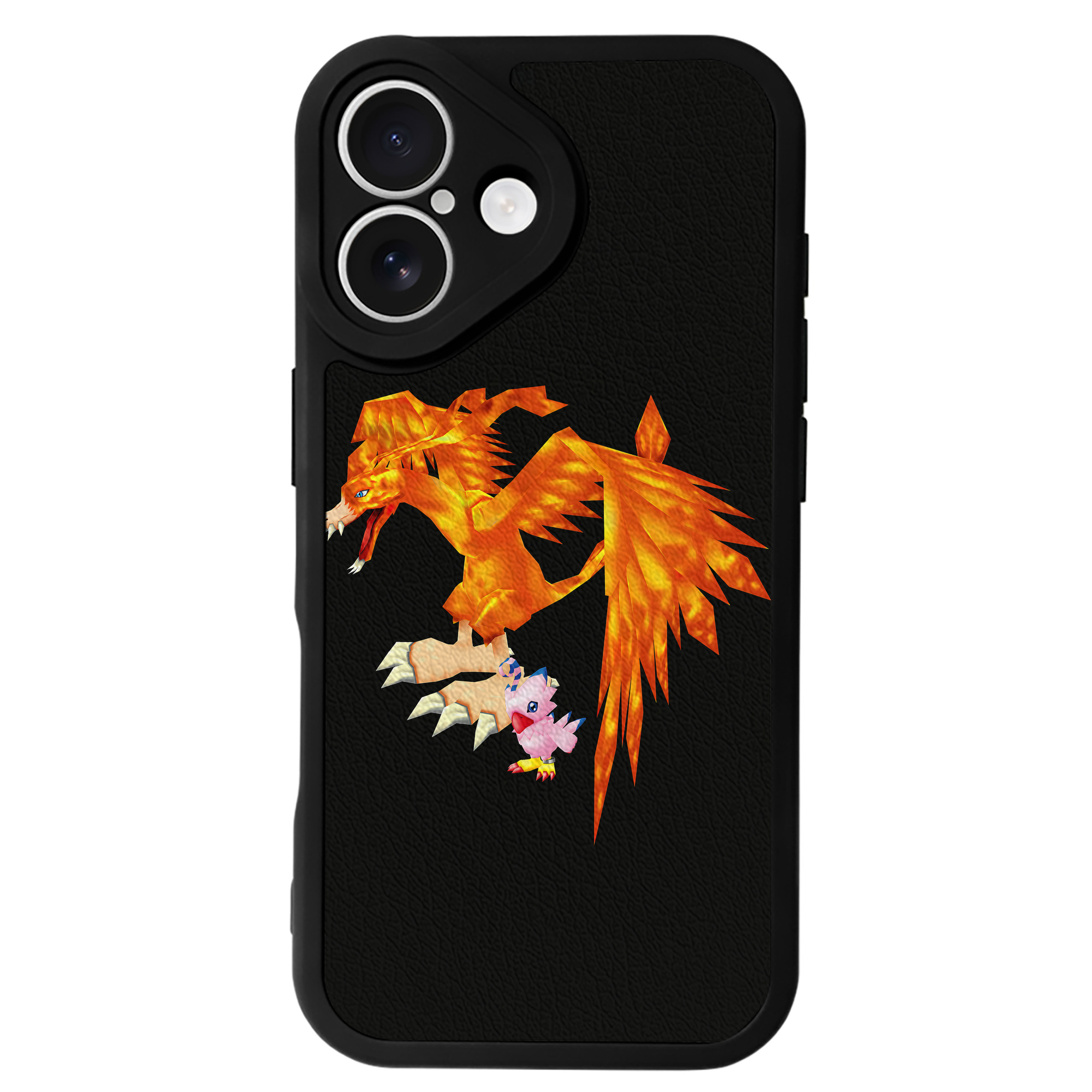 （画像用） Digimon デジタルモンスター/デジモン 【iPhone 16シリーズ対応】シリコンスマホケース（レザー調） 材質：シリコン